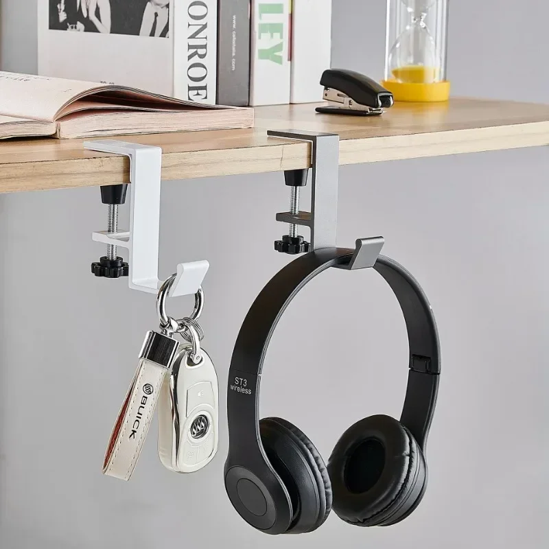 1/2pc Adjustable Desk Edge Hoo - Pegboard Office Organizer recension och pris