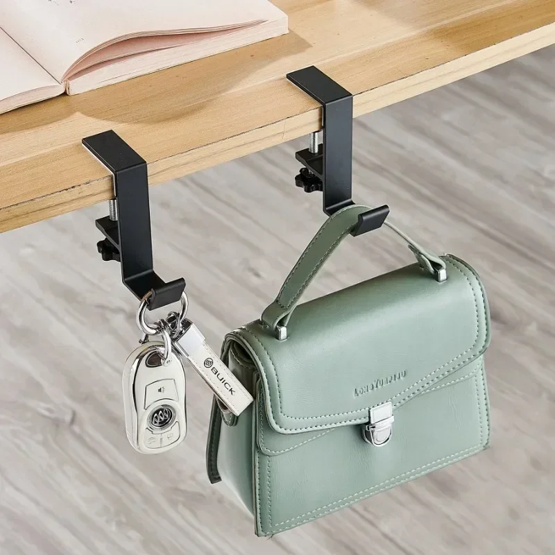 1/2pc Adjustable Desk Edge Hoo - Pegboard Office Organizer recension och pris