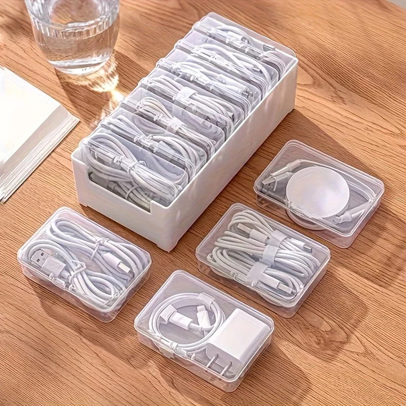 Data Cable Storage Box with 7  - Pegboard Office Organizer recension och pris