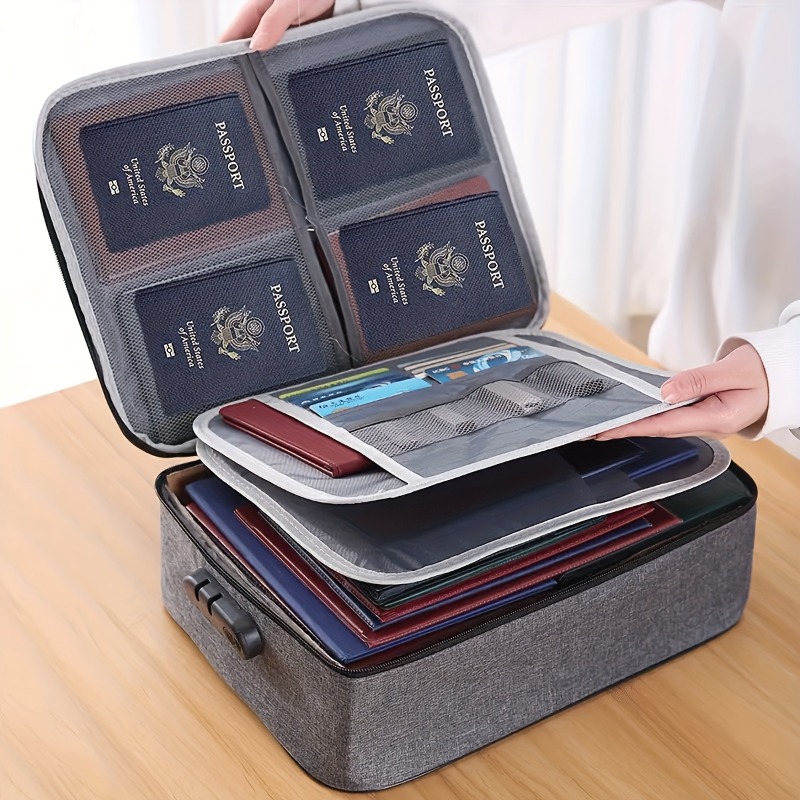 Lockable File Storage Bag,3-La - Pegboard Office Organizer recension och pris