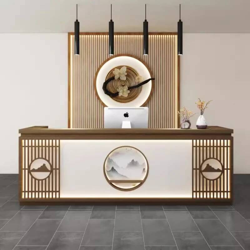 Simple Classic Reception Desk  - Office Furniture Usa recension och pris