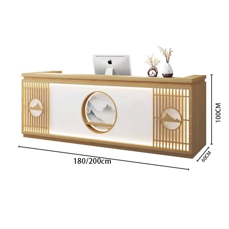 Simple Classic Reception Desk  - Office Furniture Usa recension och pris