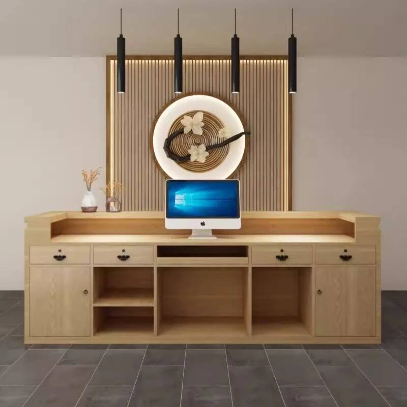 Simple Classic Reception Desk  - Office Furniture Usa recension och pris