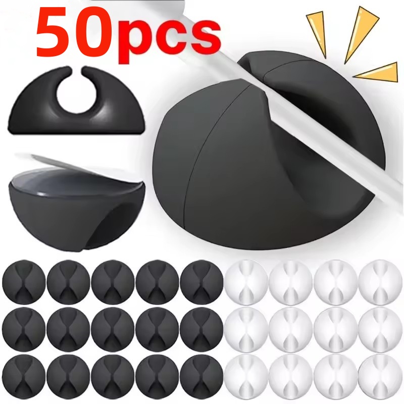 5/50Pcs Cable Clip Winder Orga - Pegboard Office Organizer recension och pris