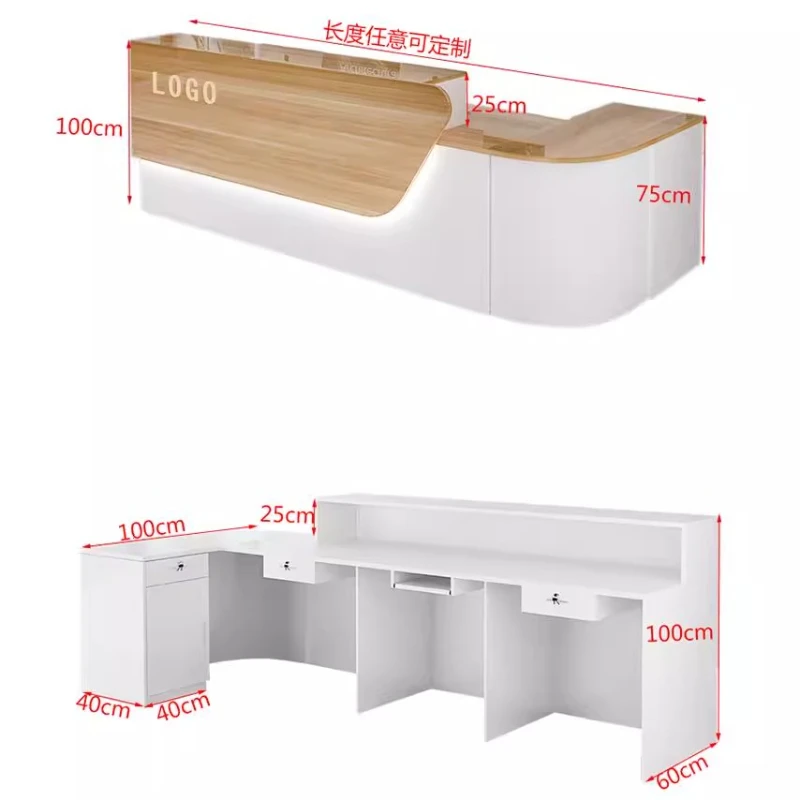 Storage Luxury Reception Desk  - Office Furniture Usa recension och pris