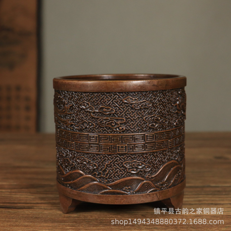 Bronze Incense Burner Cylinder - Office Furniture Phoenix recension och pris