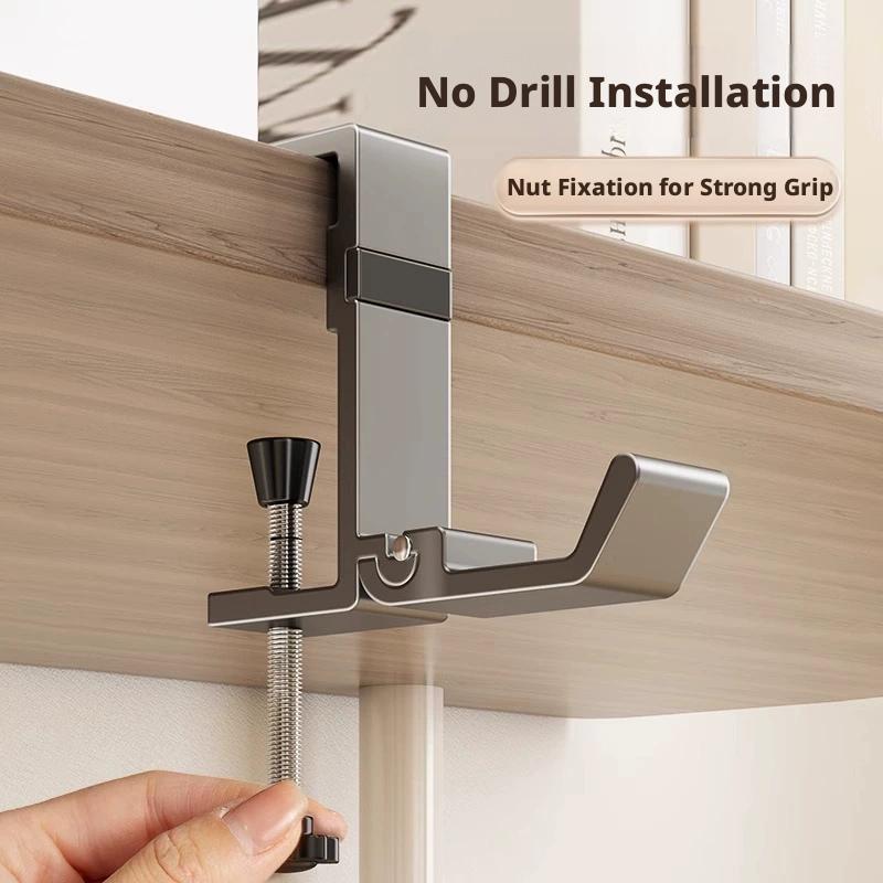 No Drill Foldable Desk Hook  C - Pegboard Office Organizer recension och pris